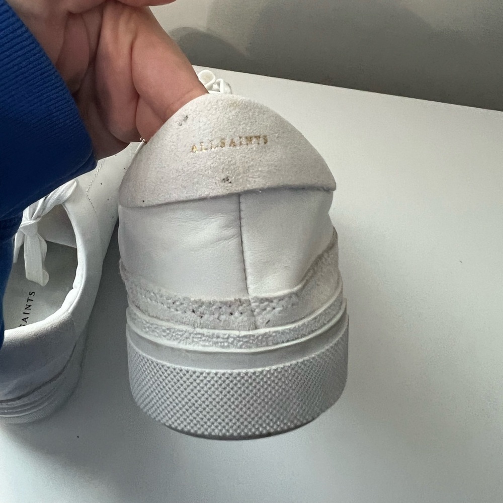 ALLSAINTS Trish Sneaker in Chalk White - Picture 6 of 8